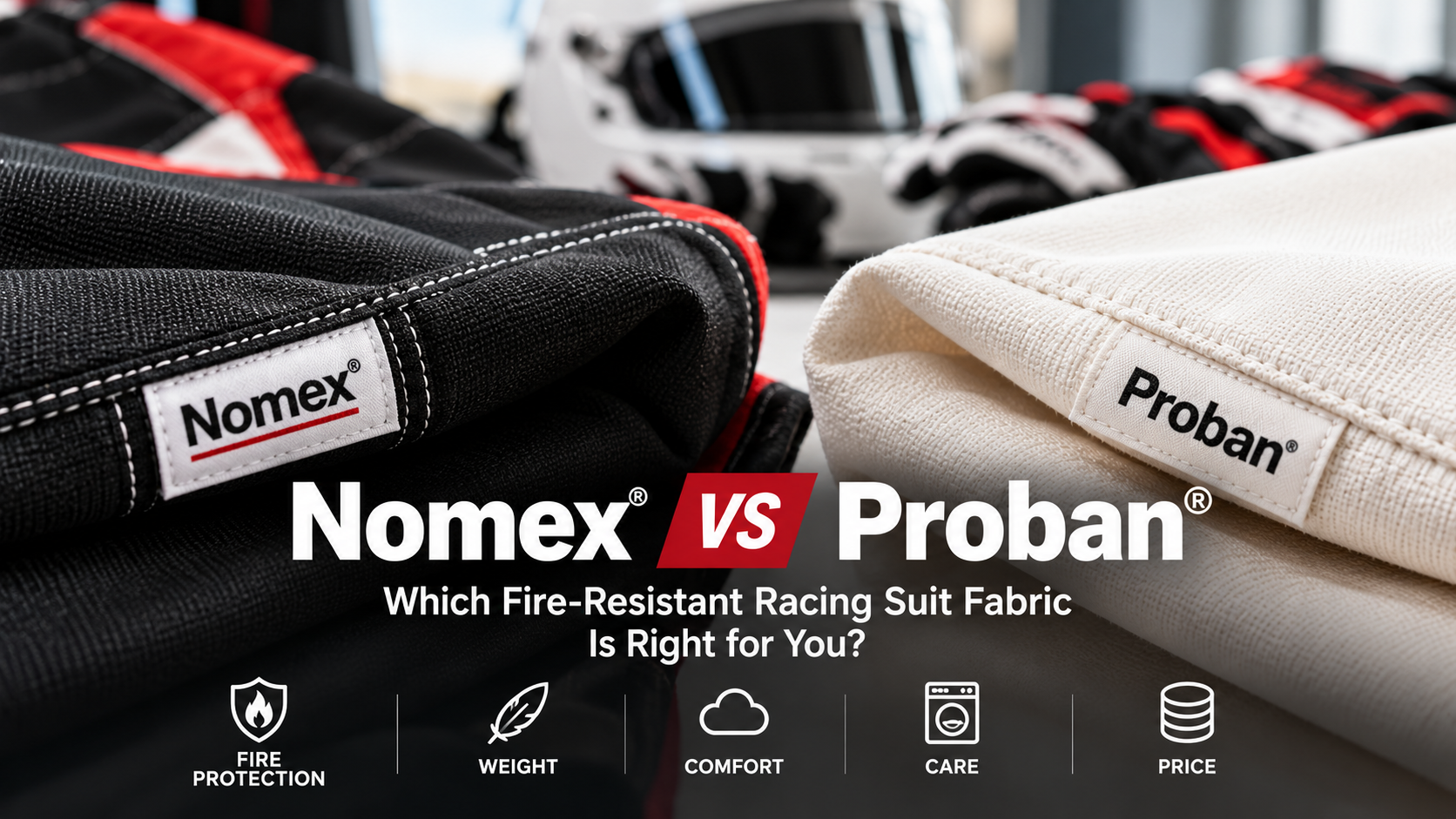 Nomex® vs Proban®: Which Fire-Resistant Racing Suit Fabric Is Right for You?